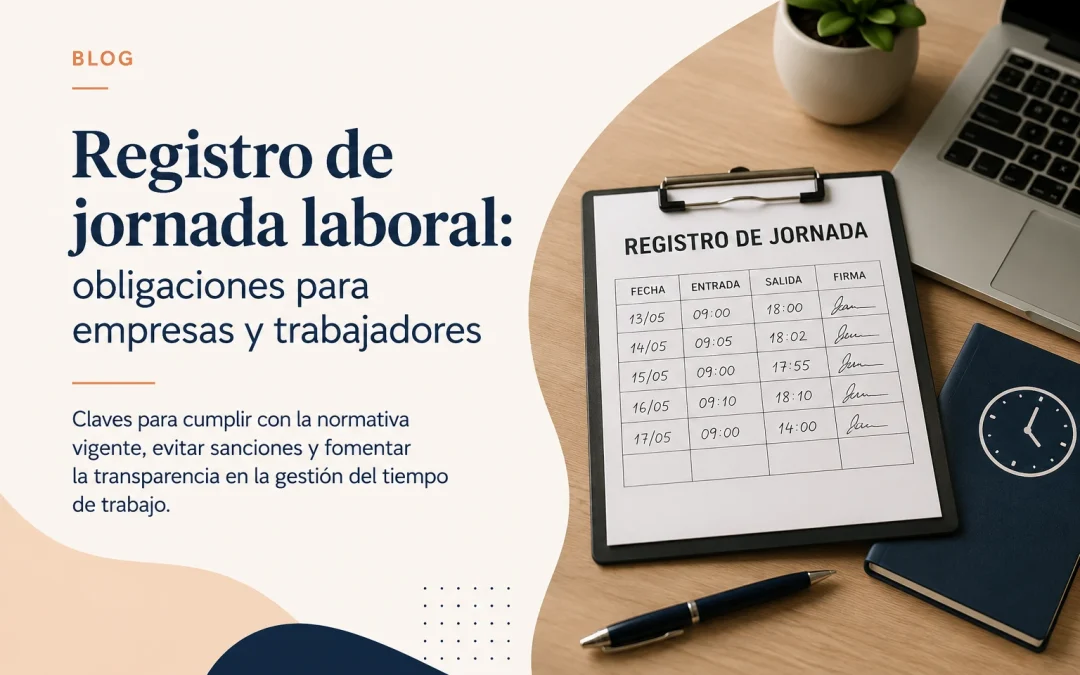 Registro de jornada laboral: obligaciones para empresas y trabajadores