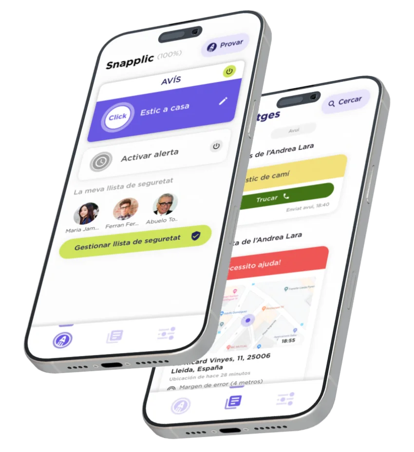 App Snapplic de Grupo Globalia en un móvil