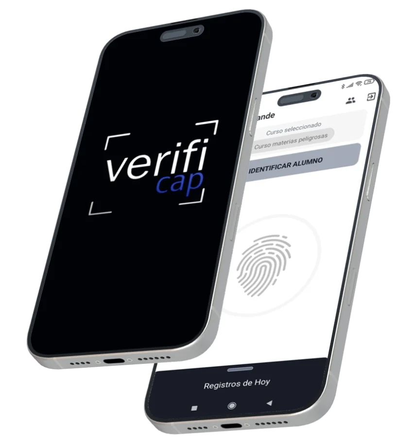 App Verificap de Grupo Globalia en un móvil